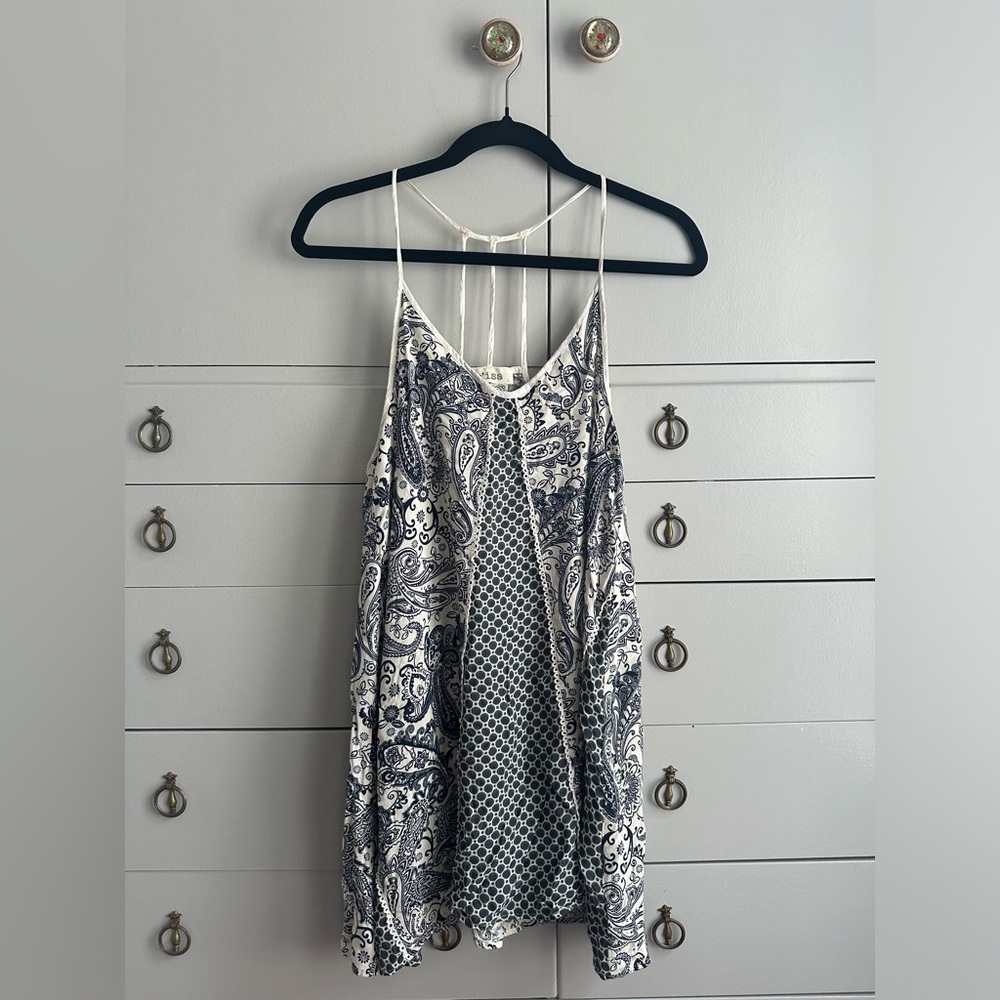 C’ISA Blue & White Sundress